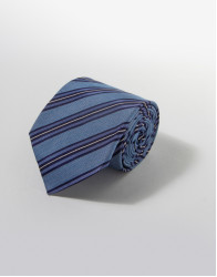 Patrick-Hellmann-Collection-Blue-Tie-100-Silk-With-Lines-thumbnail Patrick Hellmann Collection Blue Tie 100% Silk With Lines thumbnail